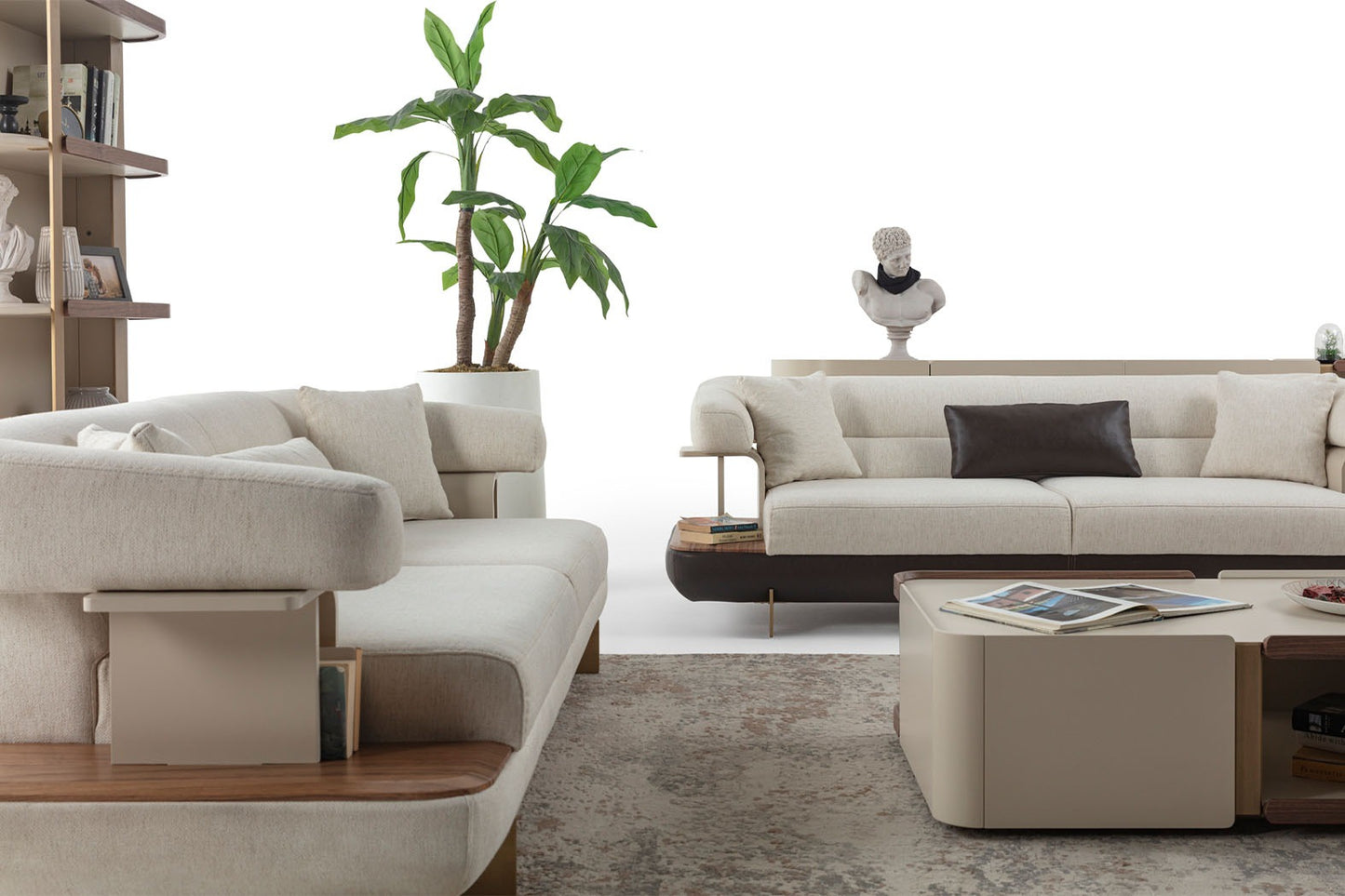 ZEN SOFA SET 3+3+1+1