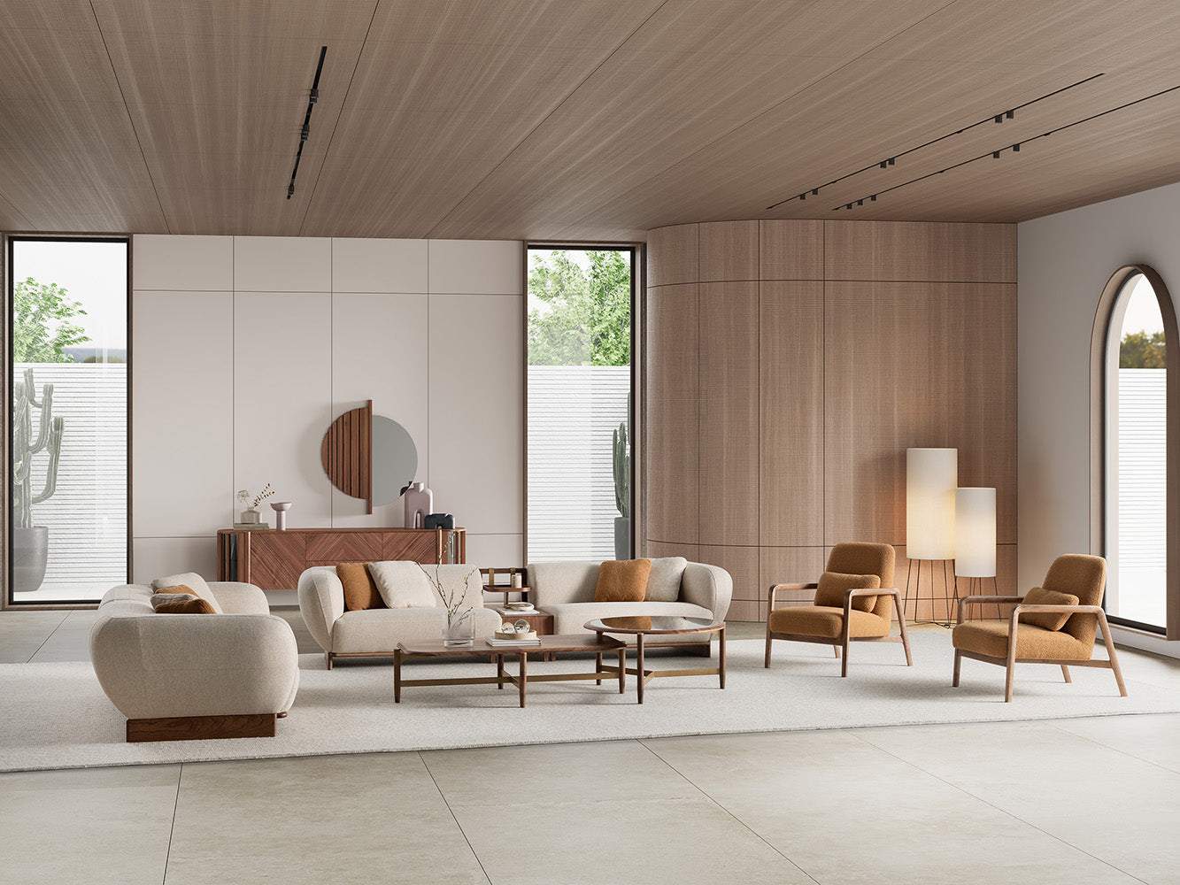 VENDIK SOFA SET (NEW) 4+3+1+1